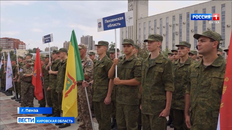 Кировские юнармейцы представляют наш регион на сборах ПФО «Гвардеец»