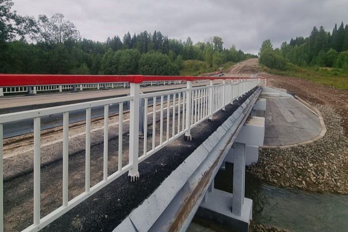 В Нолинском районе отремонтировали мост через реку Лудяна