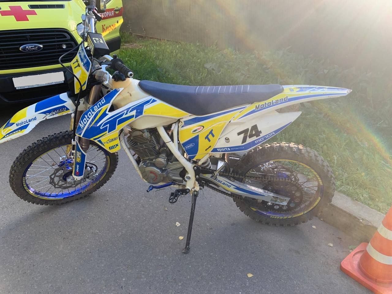 В Кирове юный любитель мототехники попал в ДТП