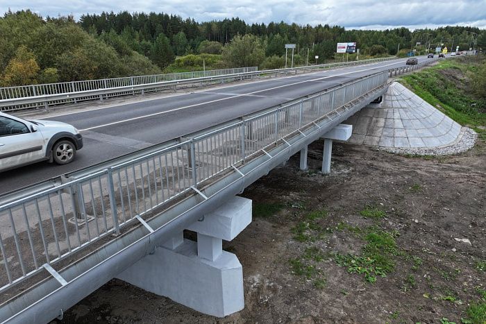 Мост через реку Полой отремонтировали раньше срока