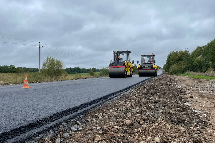 На 85% выполнен капитальный ремонт дороги «Фалёнки – Леваны»