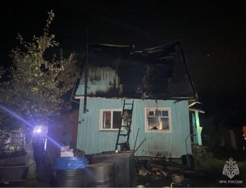 В пригороде Кирова в пожаре сгорел мужчина