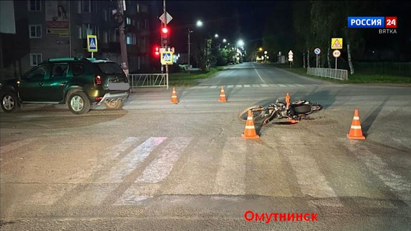 За сутки в Кировской области произошло 8 ДТП: три с участием двухколесного транспорта