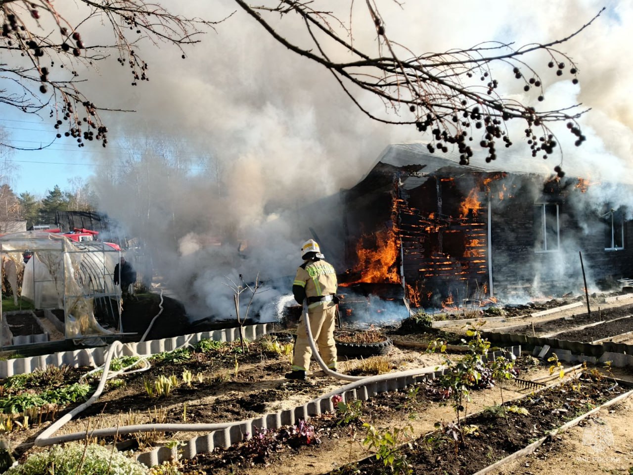В Кумёнском районе произошёл пожар в жилом доме