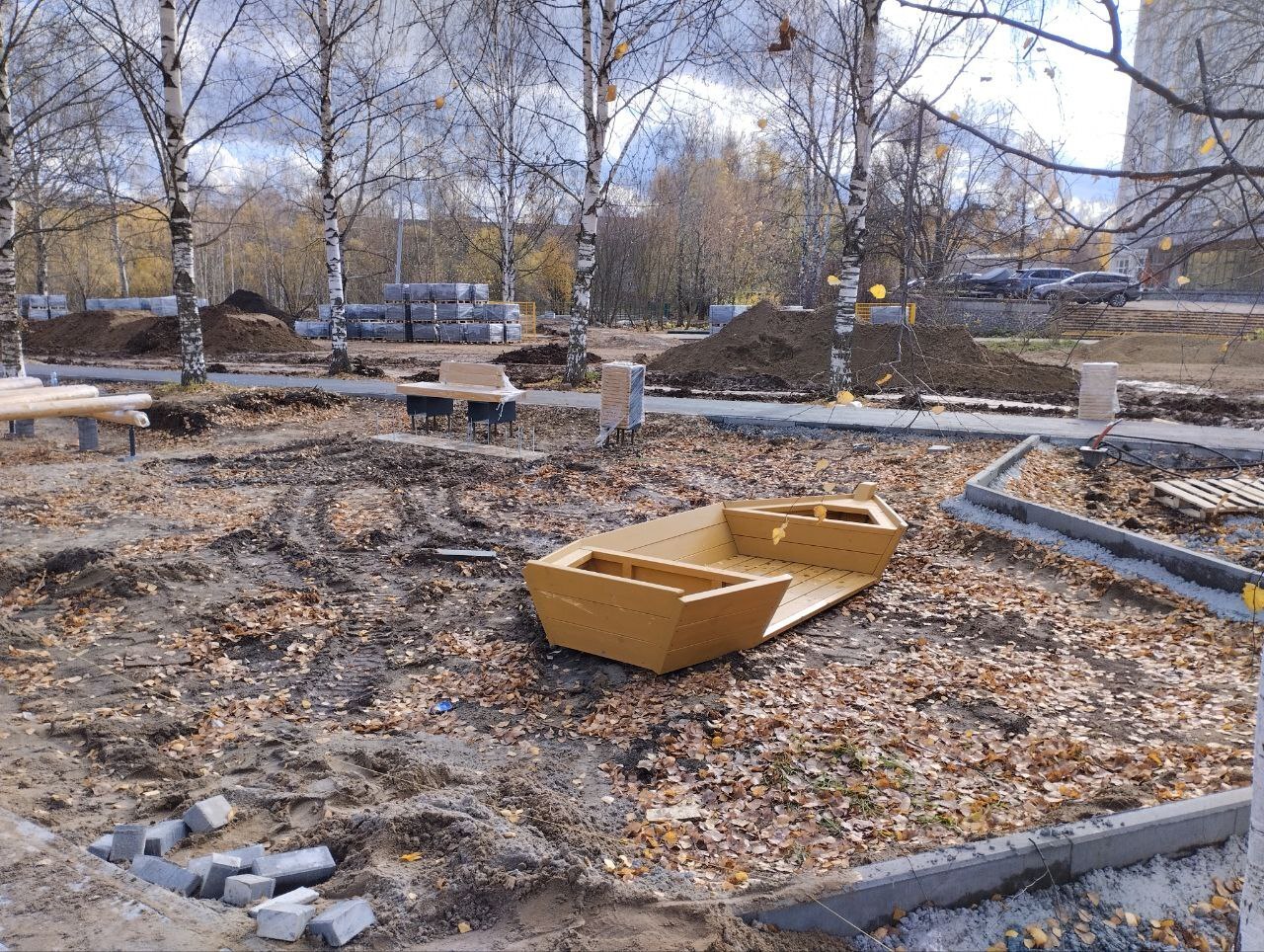 Строительство парка «Двуречье» в Кирово-Чепецке продолжается