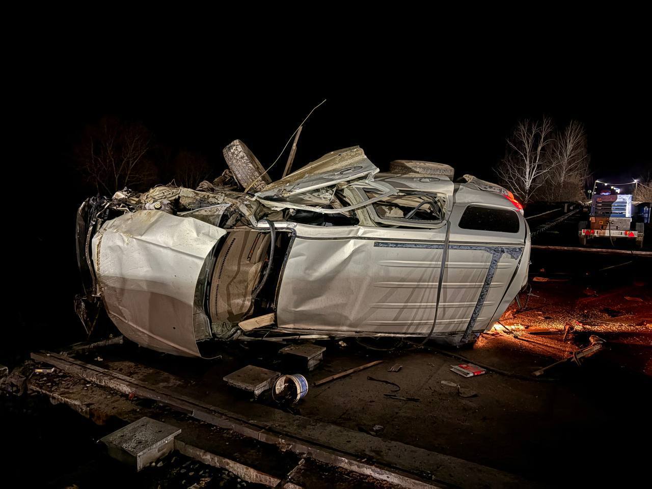 Смертельная авария произошла на мосту через реку Кокшага в Советском районе