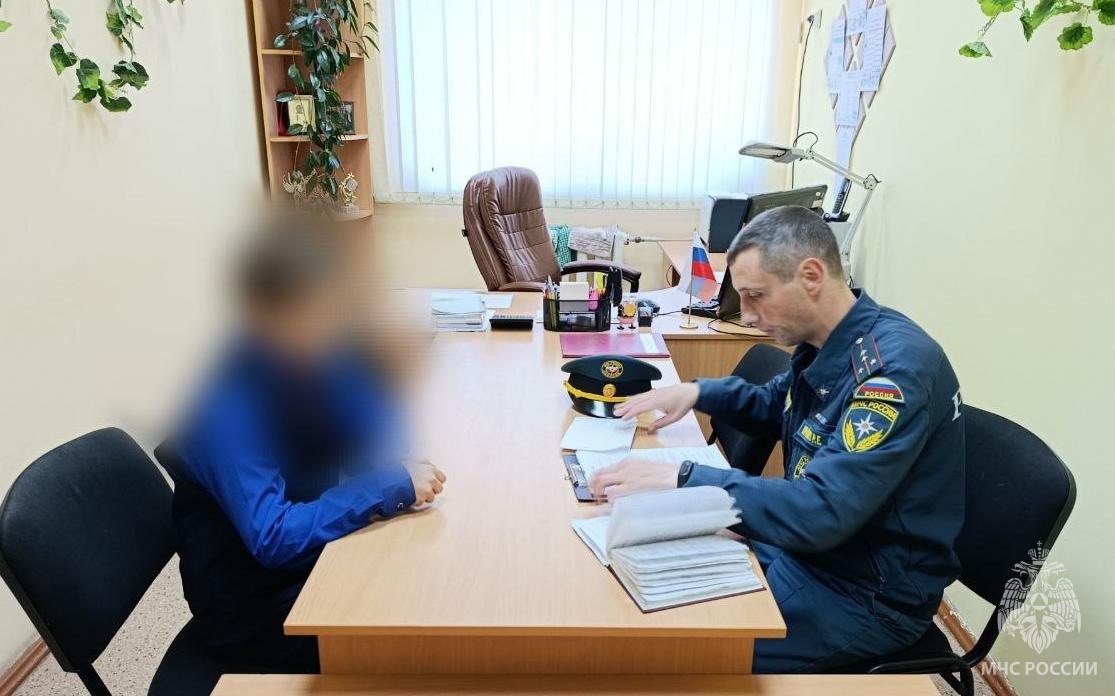 Школьник из Зуевки пошутил про пожар в многоквартирном доме