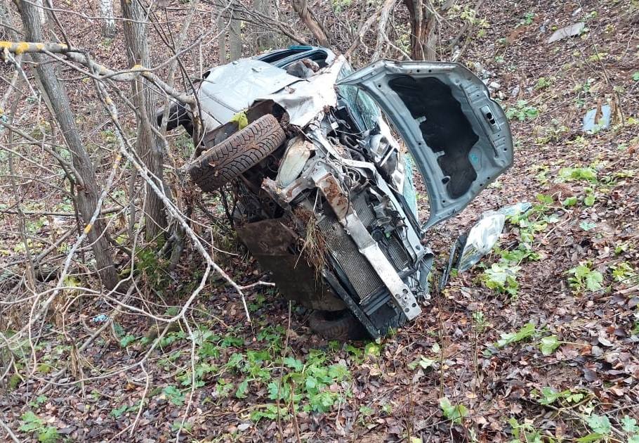 В Лебяжском районе погиб водитель иномарки, вылетевшей с дороги