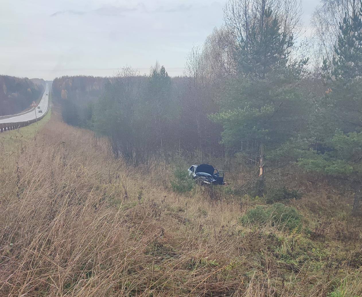 В Зуевском районе опрокинулся автомобиль: есть погибшая