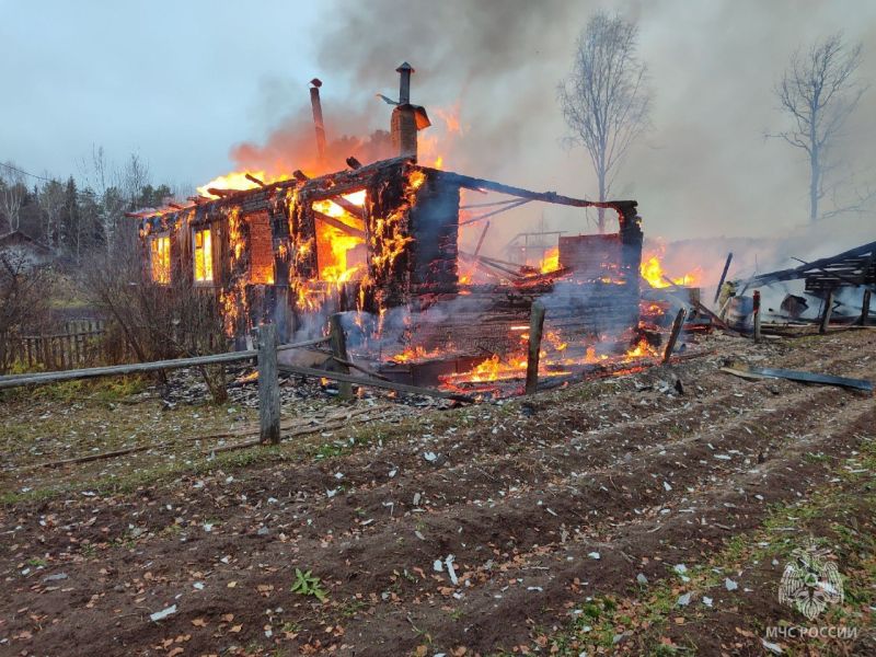 В Свечинском районе в пожаре погиб мужчина