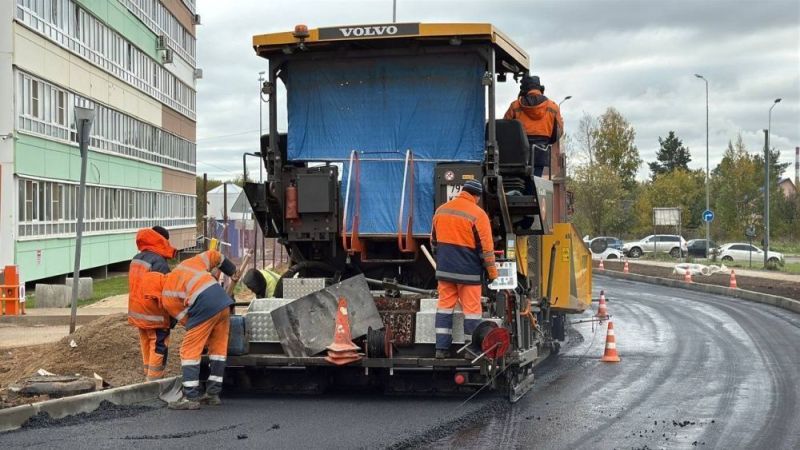В Кирове завершается обустройство проезда от ул. Энтузиастов к детскому саду № 27