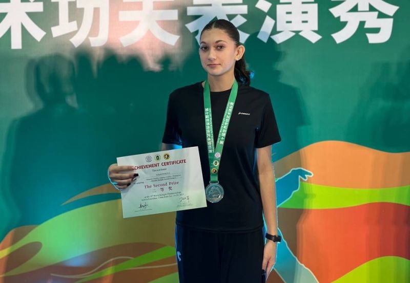 Кировчанка завоевала серебро Чемпионата мира по традиционному ушу, кунг-фу в Китае