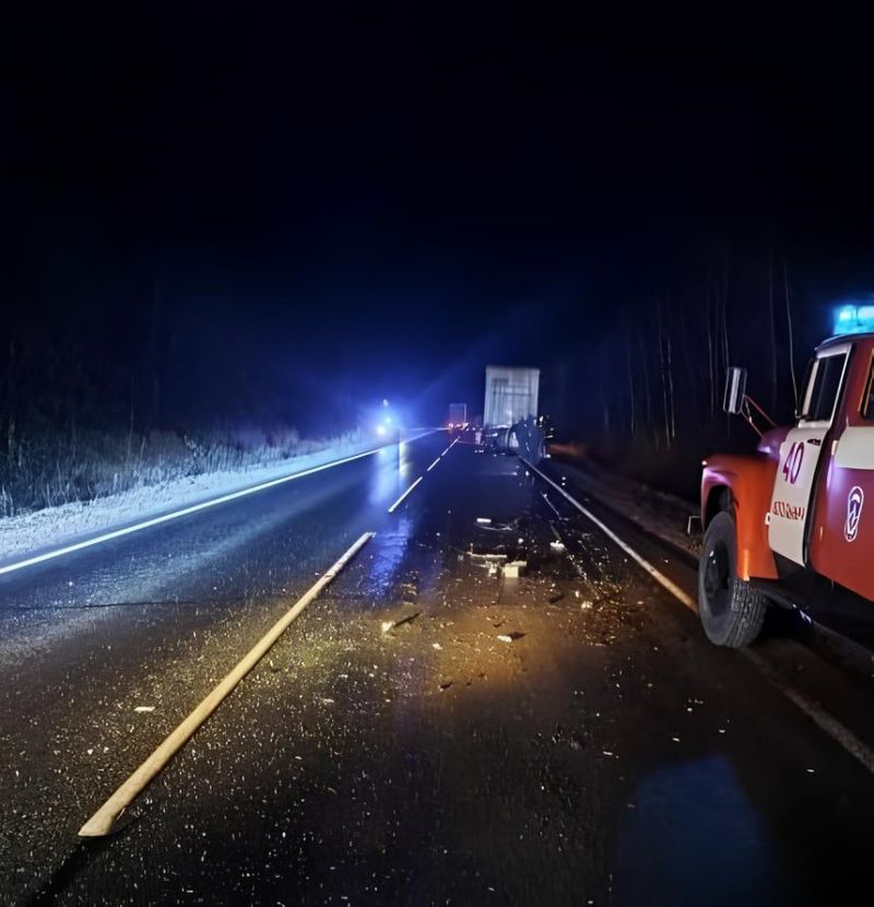 В Котельничском районе произошло ДТП с грузовиком
