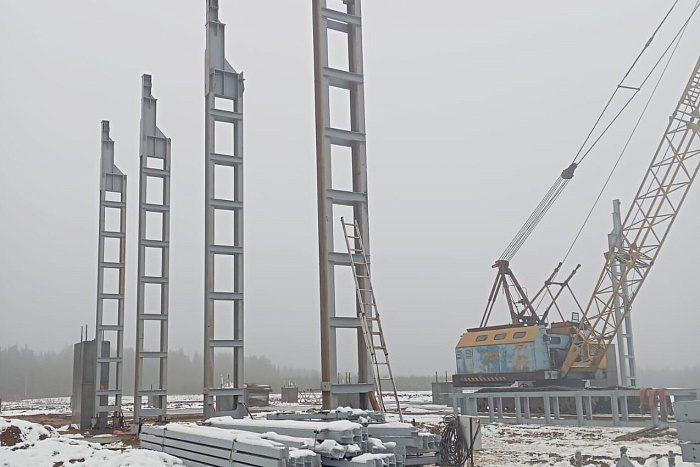 На комплексе по переработке отходов «Центральный» возводят производственный корпус