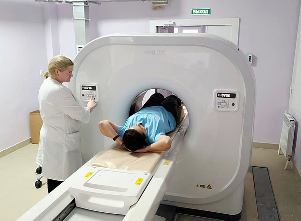 Зуевская ЦРБ готовит специалистов компьютерной томографии для введения аппарата в работу