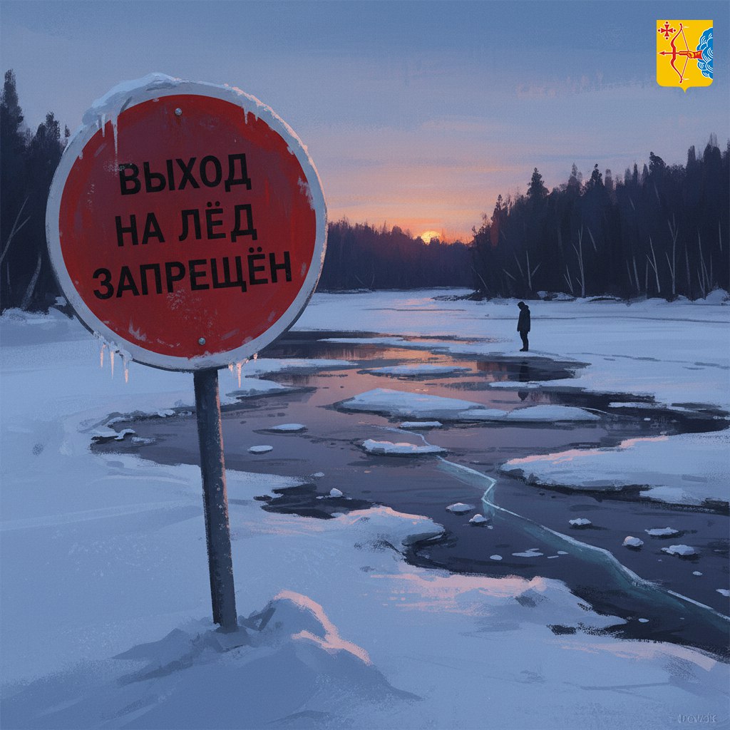 В Кировской области ограничили выход людей на лёд