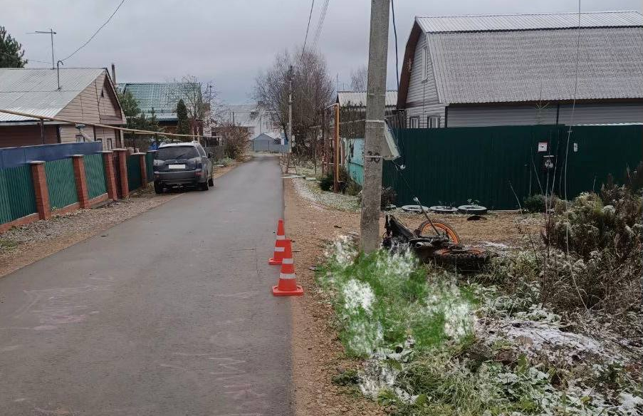 Юный водитель мотоцикла погиб в результате ДТП в Кирове