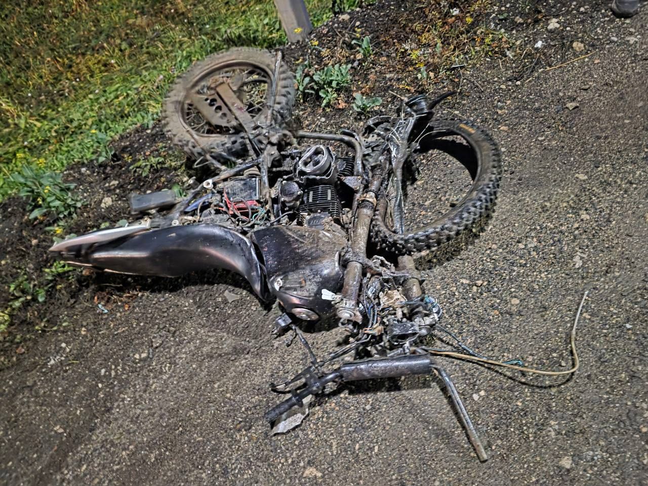 В Слободском районе насмерть разбился питбайкер