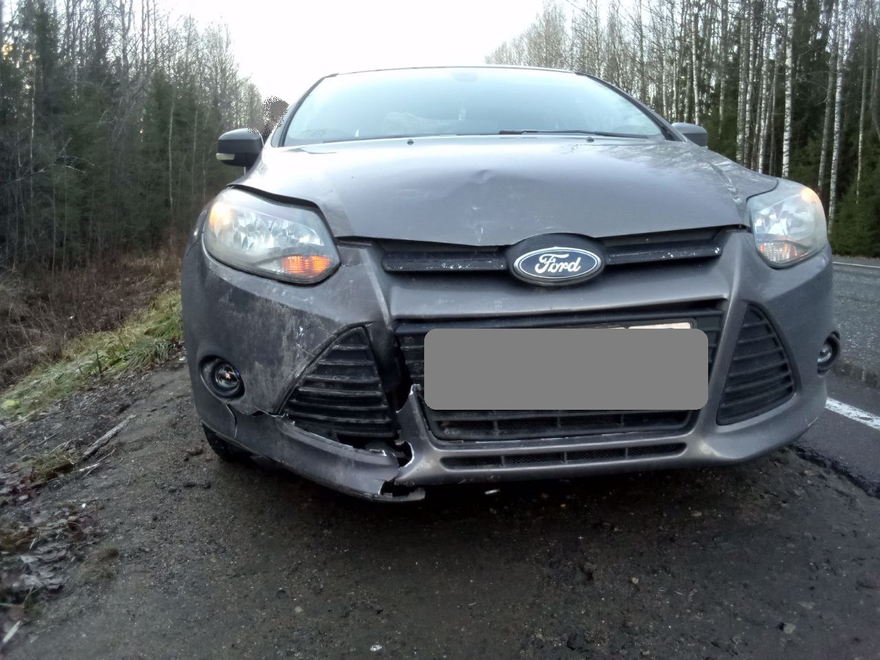 В Оричевском районе столкнулись «Форд Фокус» и «Киа Рио»