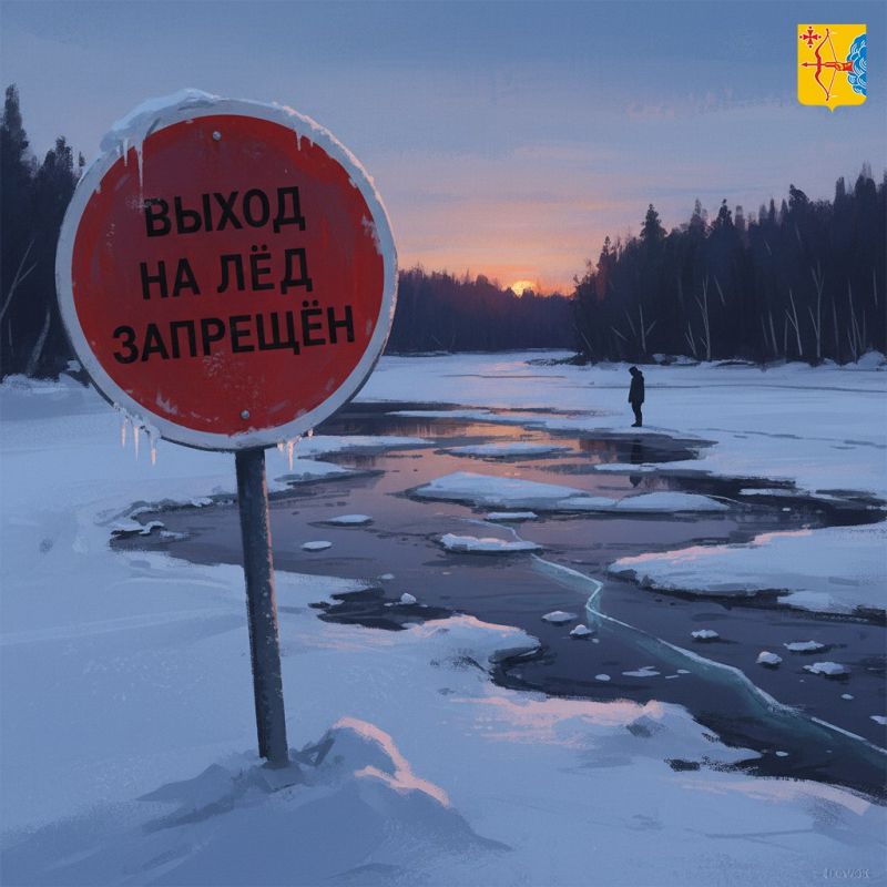 В Кировской области ограничили выход людей на лёд