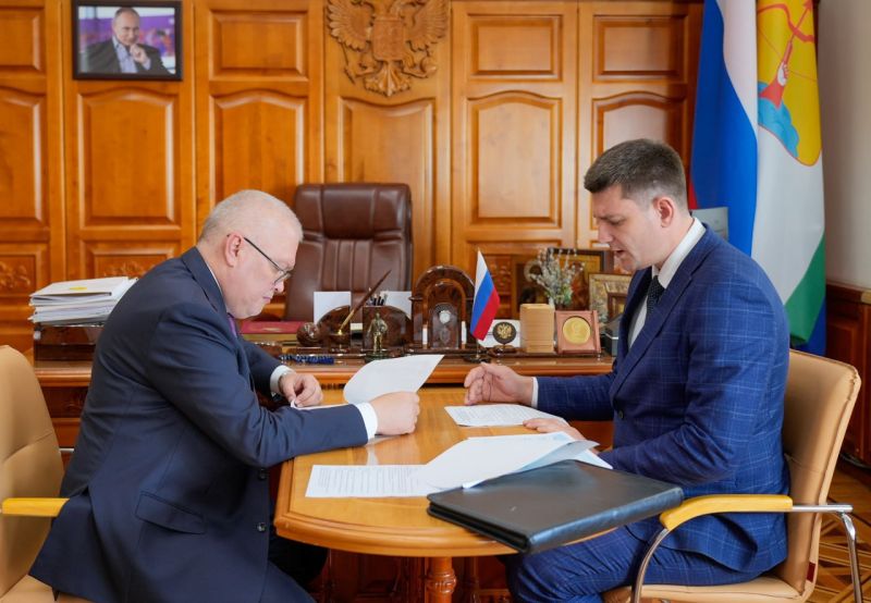 Александр Соколов провел встречу с главой Орловского района