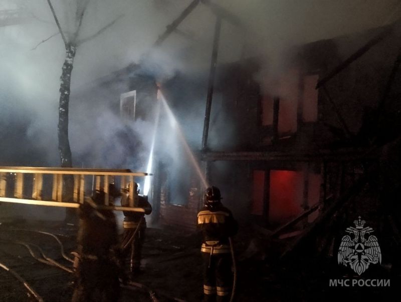 В Нововятске произошел пожар в нежилом здании