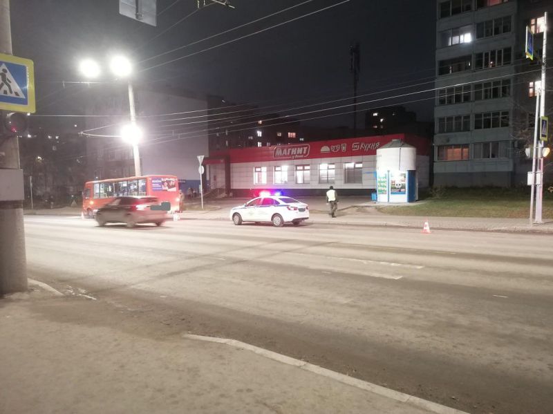 В Кирове на Красина водитель автобуса наехал на пешехода