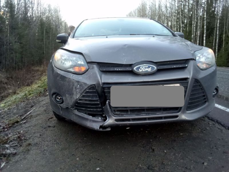 В Оричевском районе столкнулись «Форд Фокус» и «Киа Рио»