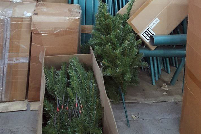 Новогоднюю ель подарила Весёловскому округу Кировская область