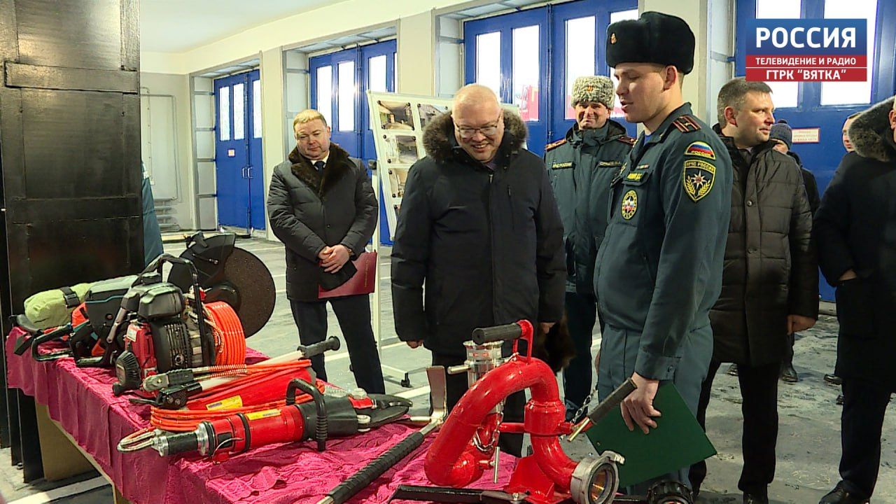 В Кирово-Чепецке открыли обновленную пожарную часть