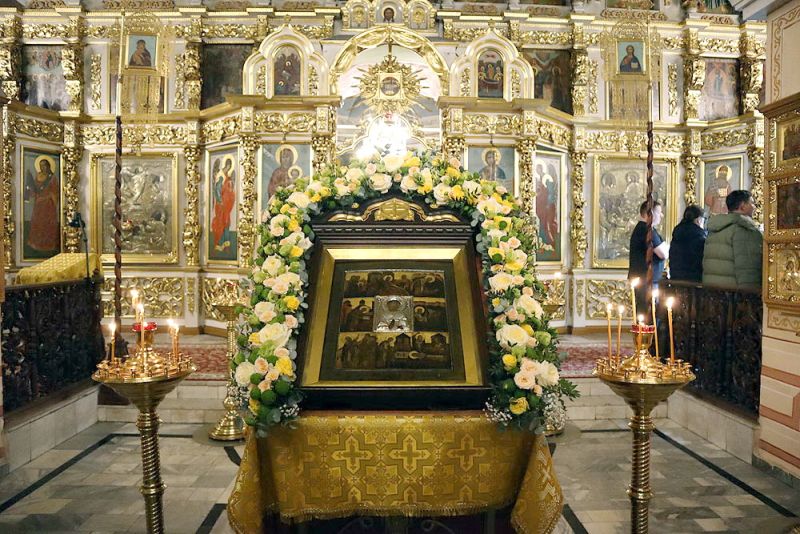 В Трифонов монастырь вернули после реставрации Великорецкого образа святителя Николая