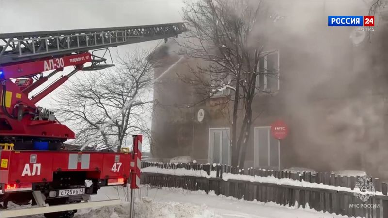 В Слободском два человека пострадали в результате пожара в жилом доме