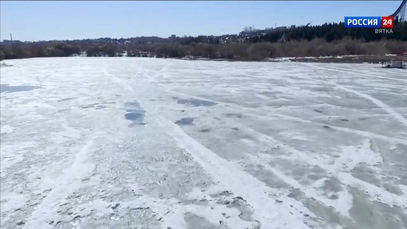 На реках Кировской области продлили дни запрета выхода на лед