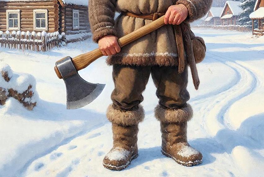 В Малмыжском районе задержали мужчину, пытавшегося зарубить топором приятеля