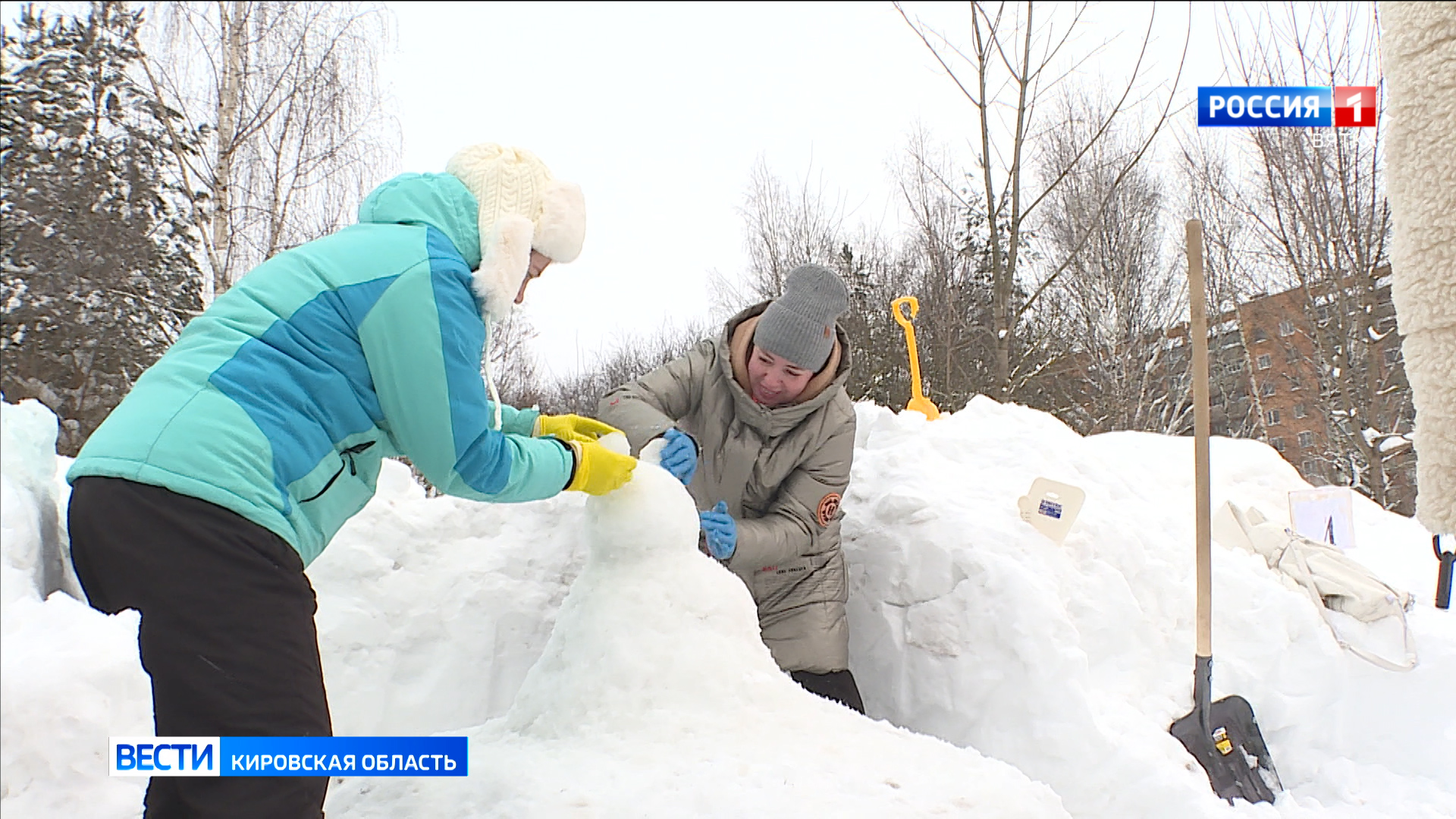 В Кирово-Чепецке подвели итоги конкурса снежных фигур