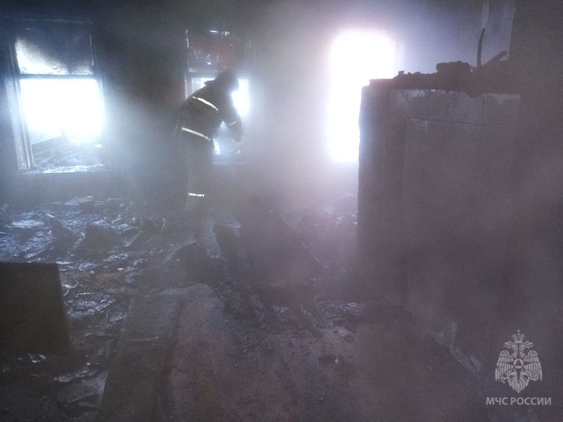 В Уржумском районе в пожаре погиб мужчина