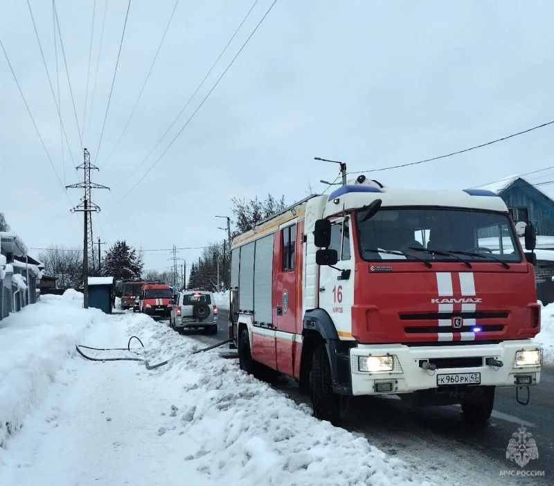 В слободе Санниковы областного центра из-за неисправности печи в бане произошел пожар