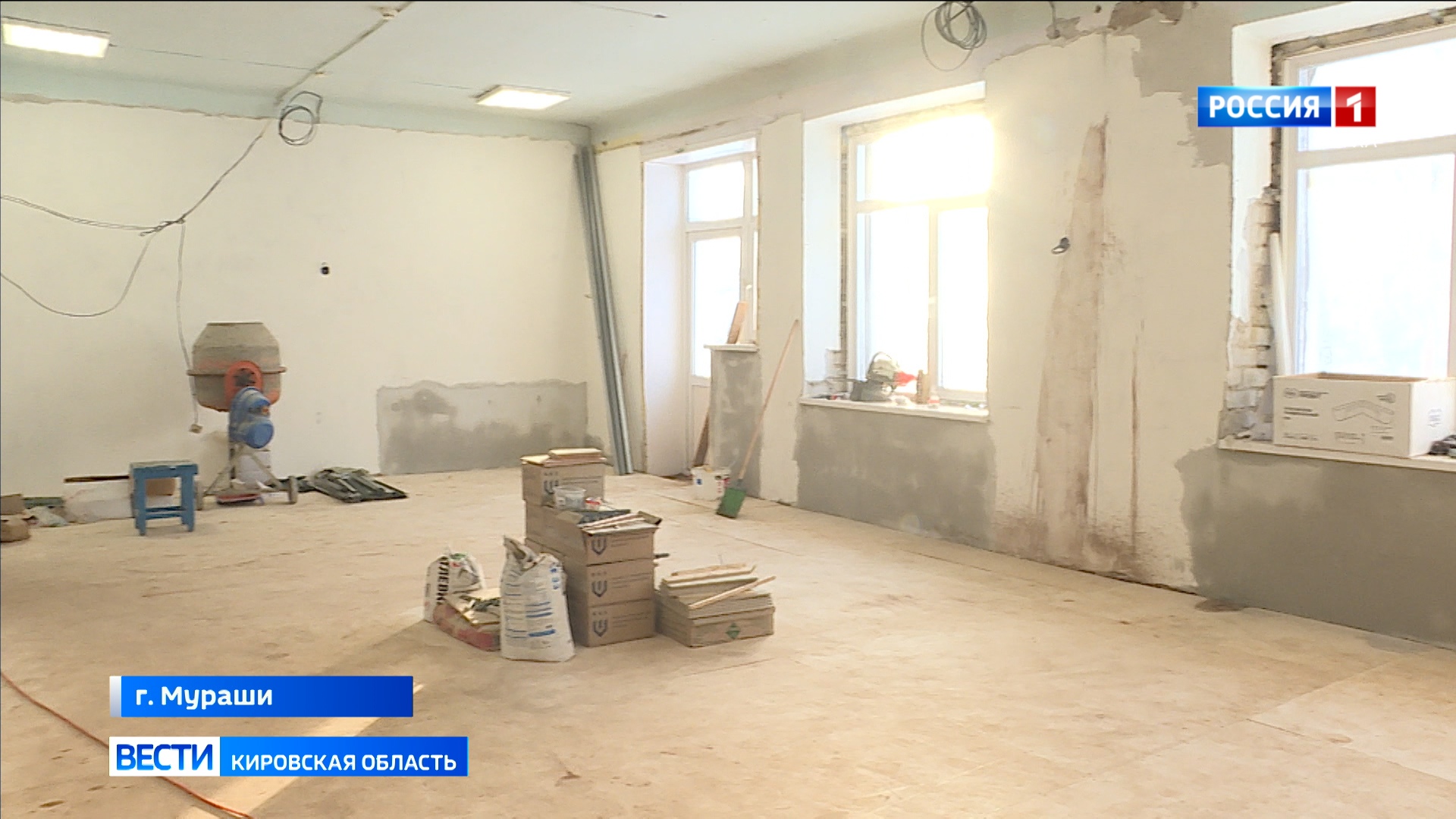 Реконструкция детского сада в Санчурске продолжается