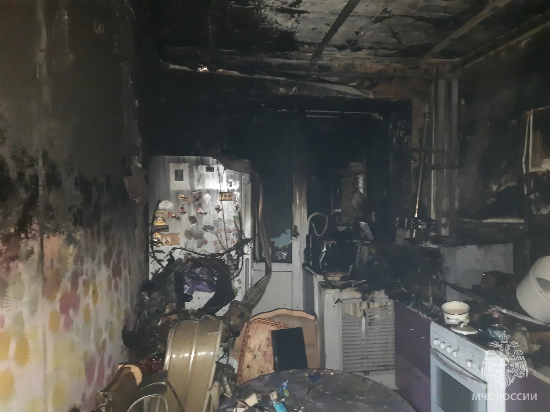 В Мурашах пожарные спасли людей