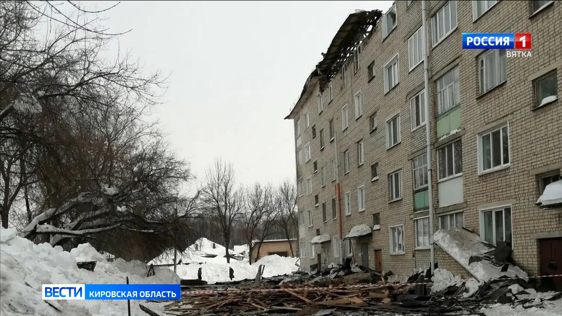 Жильцы одного из подъездов проблемного дома в Яранске вернулись в свои квартиры