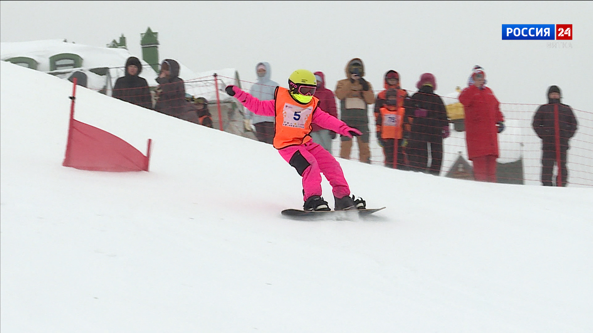 В Кирове прошли соревнования по сноуборду в дисциплине «специальный слалом»