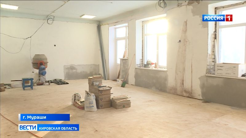 Реконструкция детского сада в Санчурске продолжается