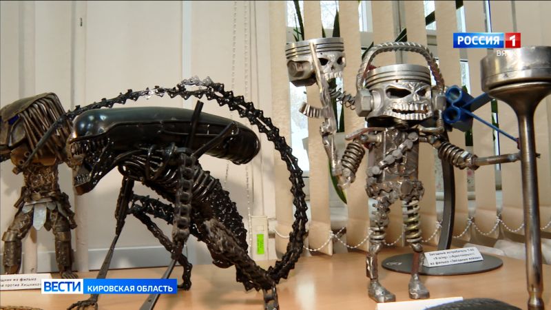 Кировчанин Сергей Кропанев создает арт-объекты из металла