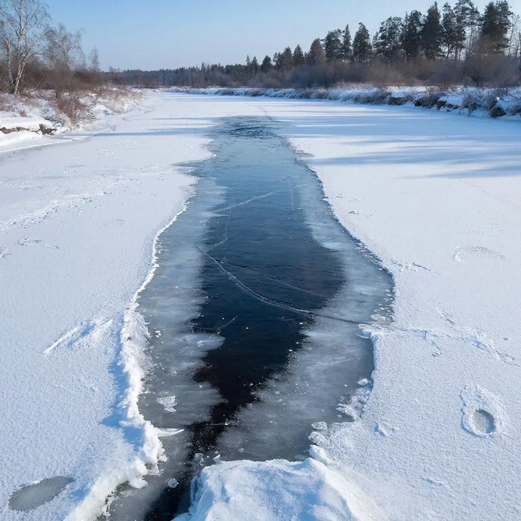 В Котельничском районе ищут рыбака, провалившегося под лёд