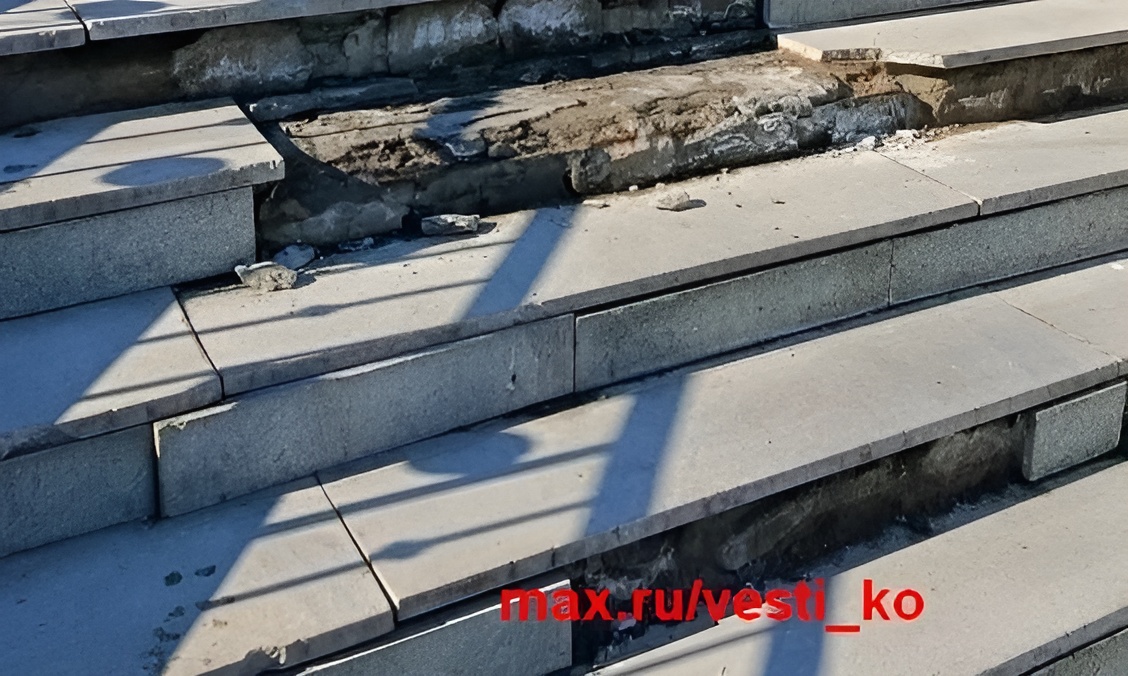 Составлена смета на ремонт веерной лестницы на набережной Грина в Кирове