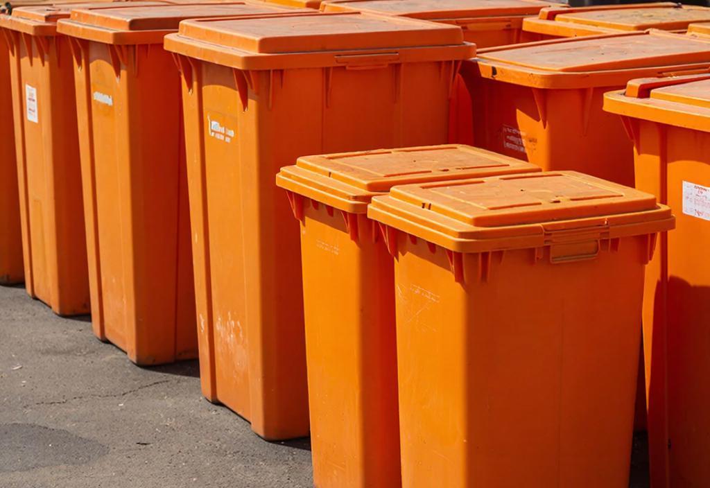 В кировских дворах разместят оранжевые контейнеры для отходов, подлежащих досортировке