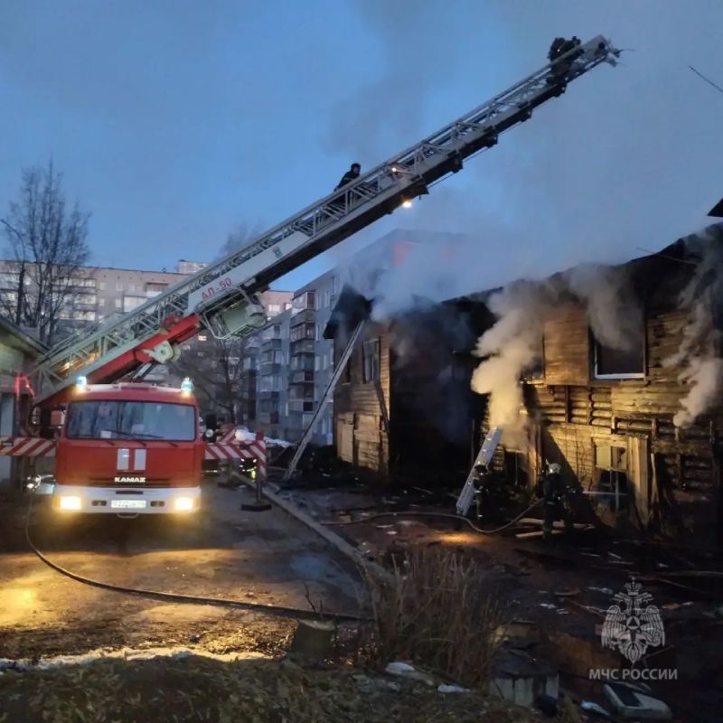 В центре Кирова произошел пожар