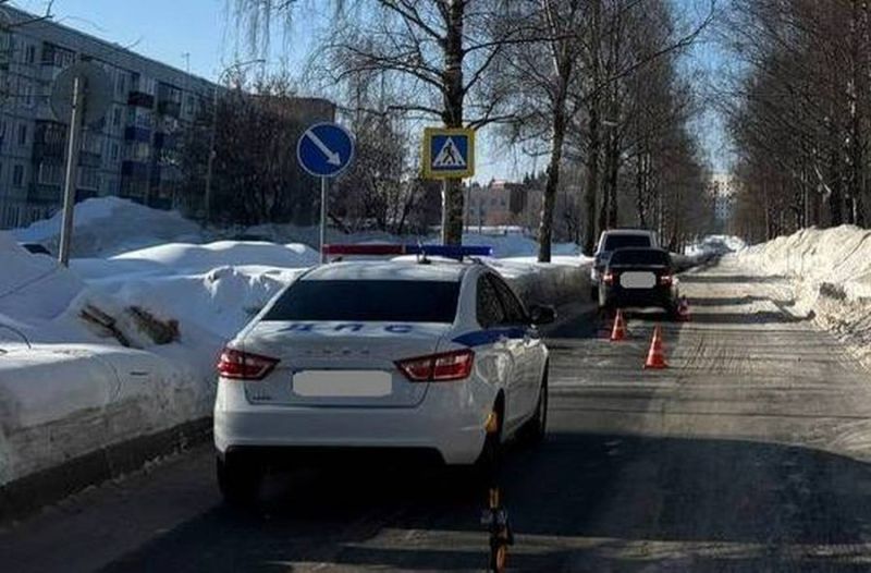 В Кирово-Чепецке 70-летний водитель не успел затормозить перед пешеходом