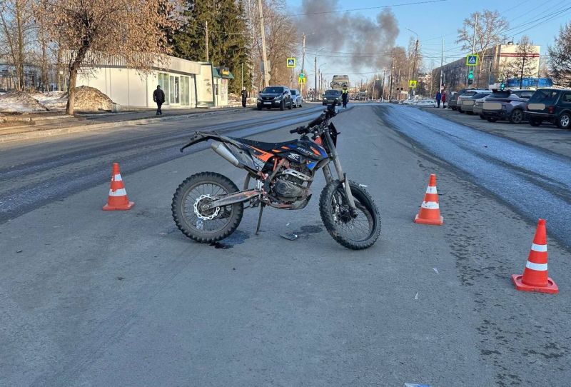 16-летний мотоциклист пострадал в аварии в Нововятском районе