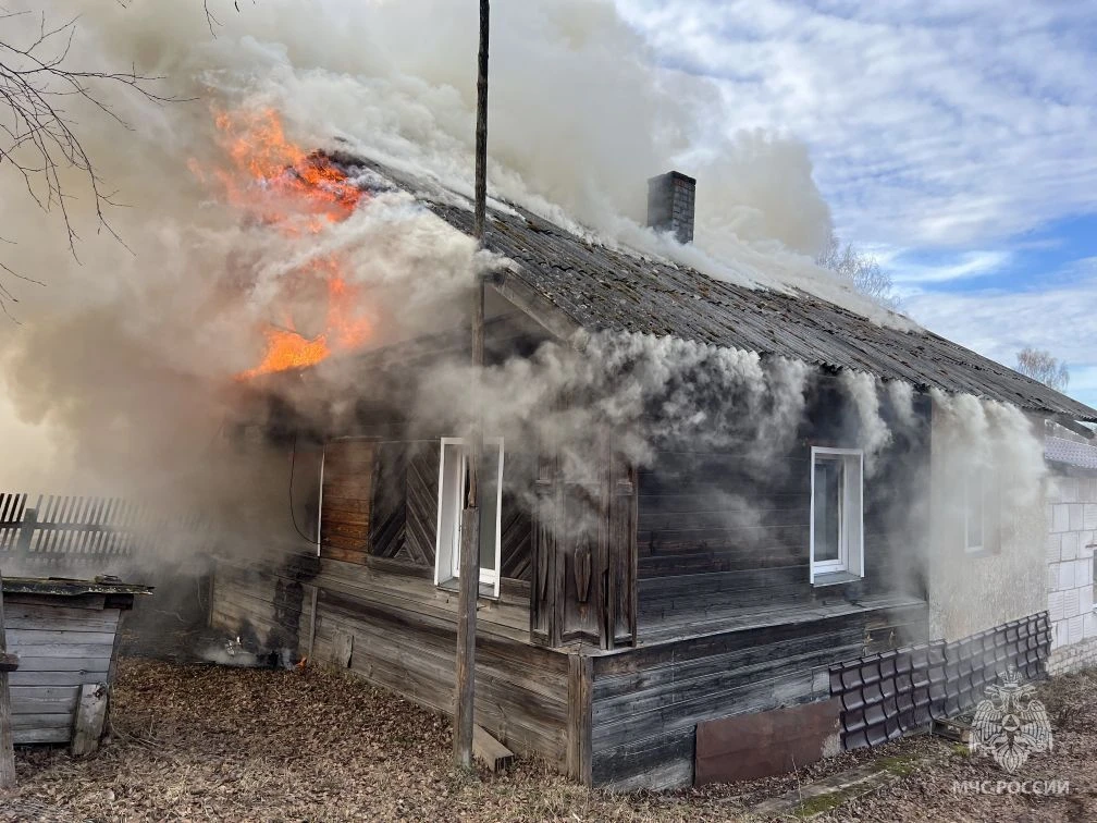 В Юрье во время пожара погиб хозяин дома